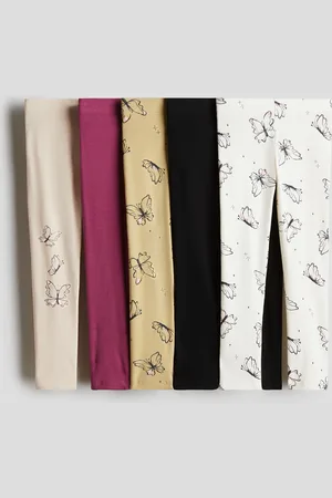 H&M Leggings in cotone 5 pezzi