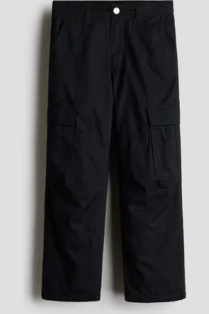 H&M Pantaloni cargo in cotone foderati