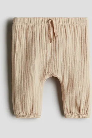 H&M Pantaloni in mussola di cotone