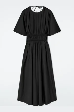 H&M ABITO MIDI ARRICCIATO CON SCHIENA SCOPERTA