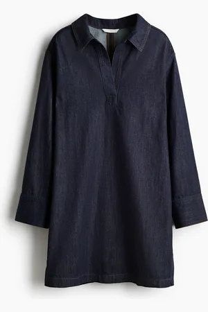 H&M Abito in denim con colletto