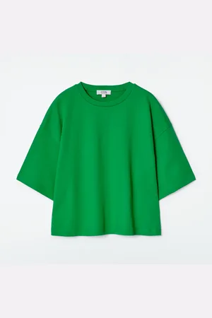 H&M T-SHIRT SQUADRATA OVERSIZE