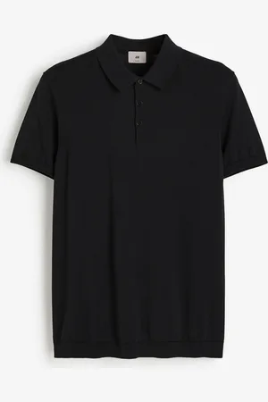 H&M Polo in misto seta Slim Fit