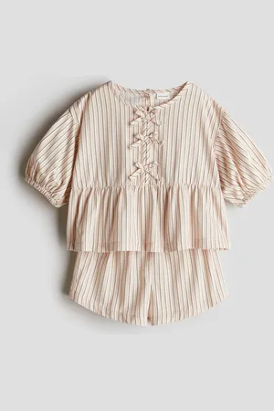 H&M Set 2 pezzi in popeline di cotone