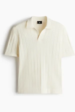 H&M Polo in misto lino Regular Fit