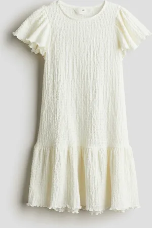 H&M Abito in jersey con maniche a volant