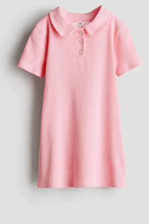 H&M Abito in jersey a costine