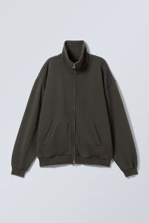 H&M Cardigan loose con cerniera e collo a imbuto