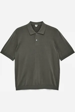 H&M Cotton Silk Polo Shirt