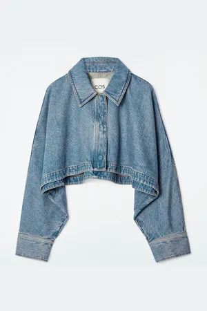H&M GIACCA CROPPED IN DENIM