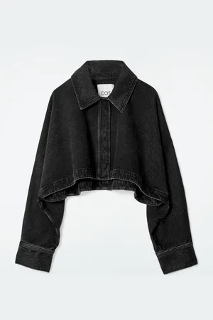 H&M GIACCA CROPPED IN DENIM