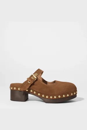H&M Mules Mary Jane in pelle