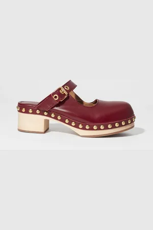 H&M Mules Mary Jane in pelle