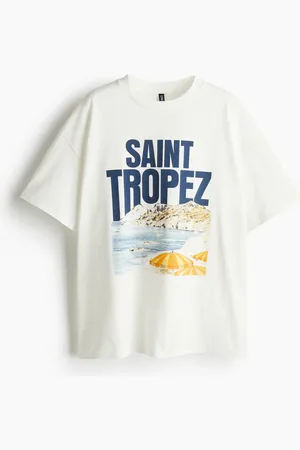 H&M T-shirt oversize con motivo