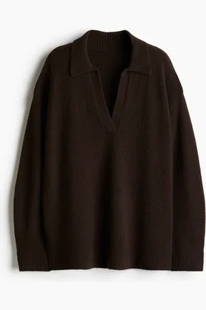 H&M Pullover in maglia fine con colletto