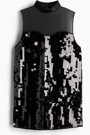 H&M Miniabito con paillettes