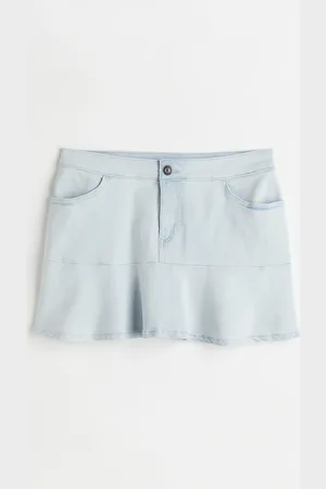 H&M Gonna in denim con balza