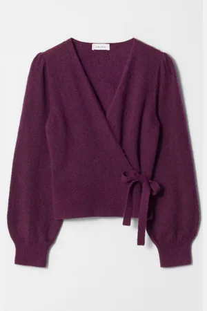 H&M Cardigan a portafoglio in misto mohair
