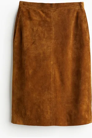 H&M Gonna a tubino scamosciata