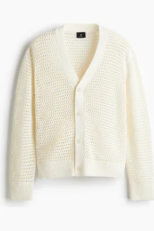 H&M Cardigan in maglia traforata Regular Fit