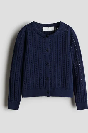 H&M Cardigan in cotone traforato