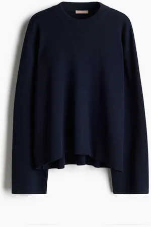 H&M Pullover oversize con bordo ricurvo