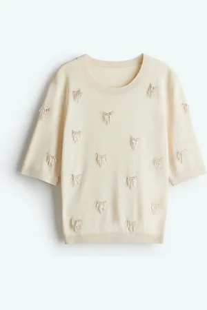 H&M Top decorato con perline