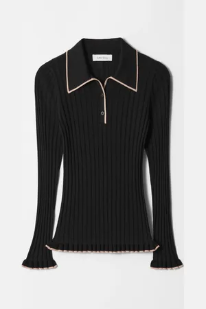 H&M Polo con lavorazione a coste