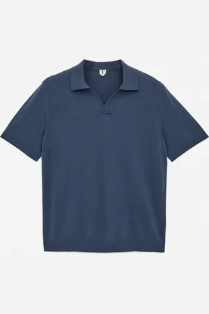 H&M Cotton Linen Polo Shirt
