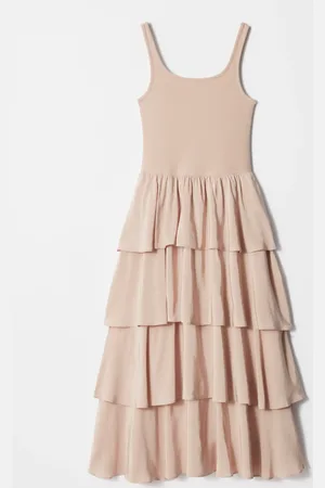 H&M Abito midi con volant