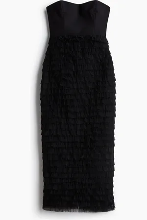 H&M Abito a fascia con gonna in tulle