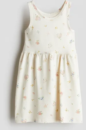 H&M Abito in cotone fantasia