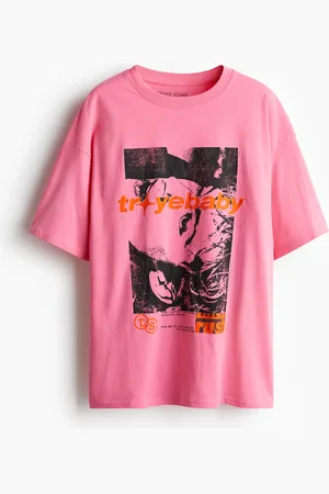 H&M T-shirt oversize con stampa