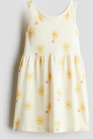 H&M Abito in cotone fantasia