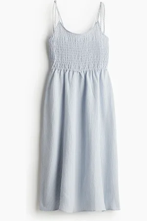 H&M Abito con smock e laccetti