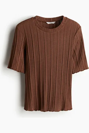 H&M Top in maglia a coste