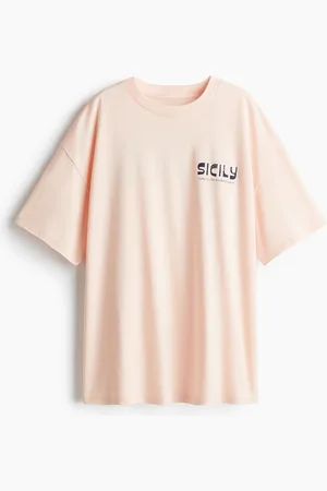 H&M T-shirt oversize con motivo