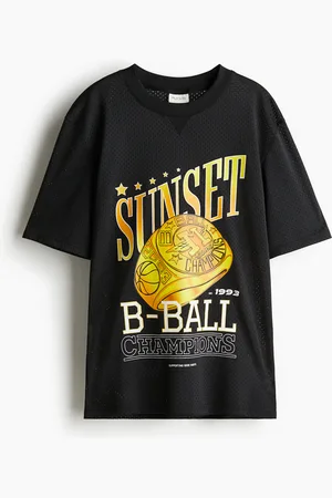 H&M T-shirt sportiva in mesh con stampa con DryMove