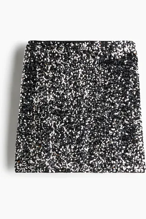 H&M Minigonna con paillettes