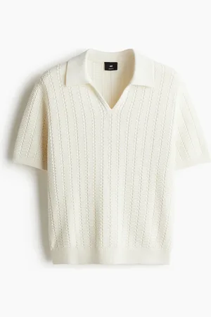H&M Polo in maglia strutturata Regular Fit