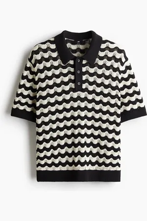 H&M Polo in maglia traforata Regular Fit