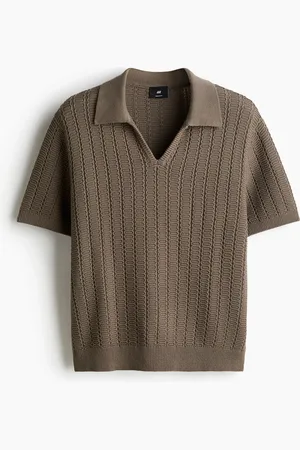 H&M Polo in maglia strutturata Regular Fit
