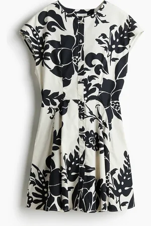 H&M Abito in cotone con bottoni davanti