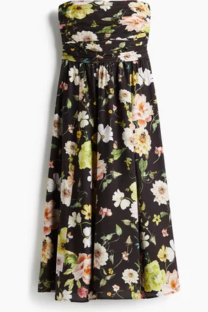 H&M Abito a fascia plissettato