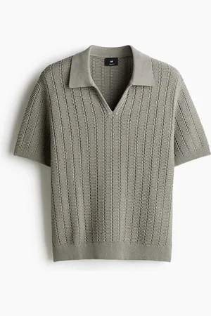 H&M Polo in maglia strutturata Regular Fit