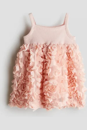 H&M Abito in jersey con applicazioni floreali
