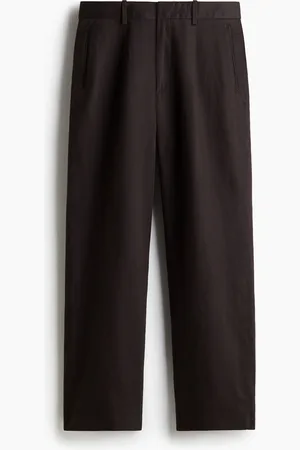 H&M Pantaloni in misto lino Relaxed Fit