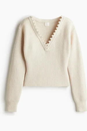 H&M Pullover con dettagli di perline