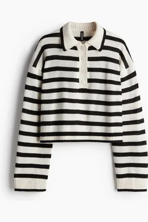 H&M Pullover corto con colletto