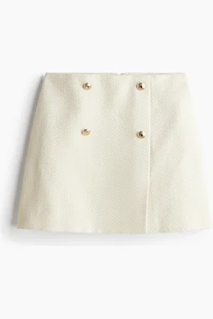 H&M Minigonna con bottoni davanti